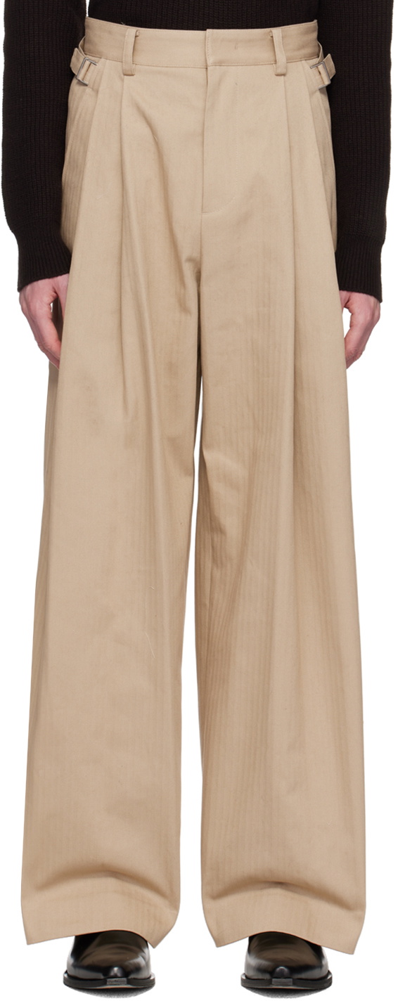 System SSENSE Exclusive Beige Trousers System