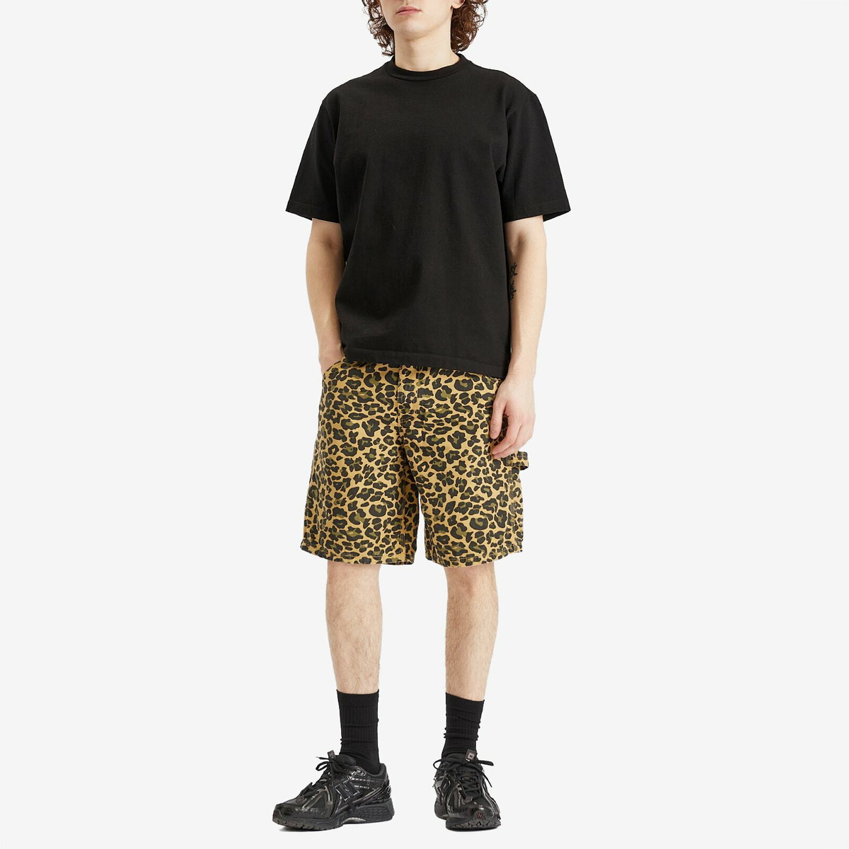 Stan Ray Men's Big Job Shorts in Leopard Camo