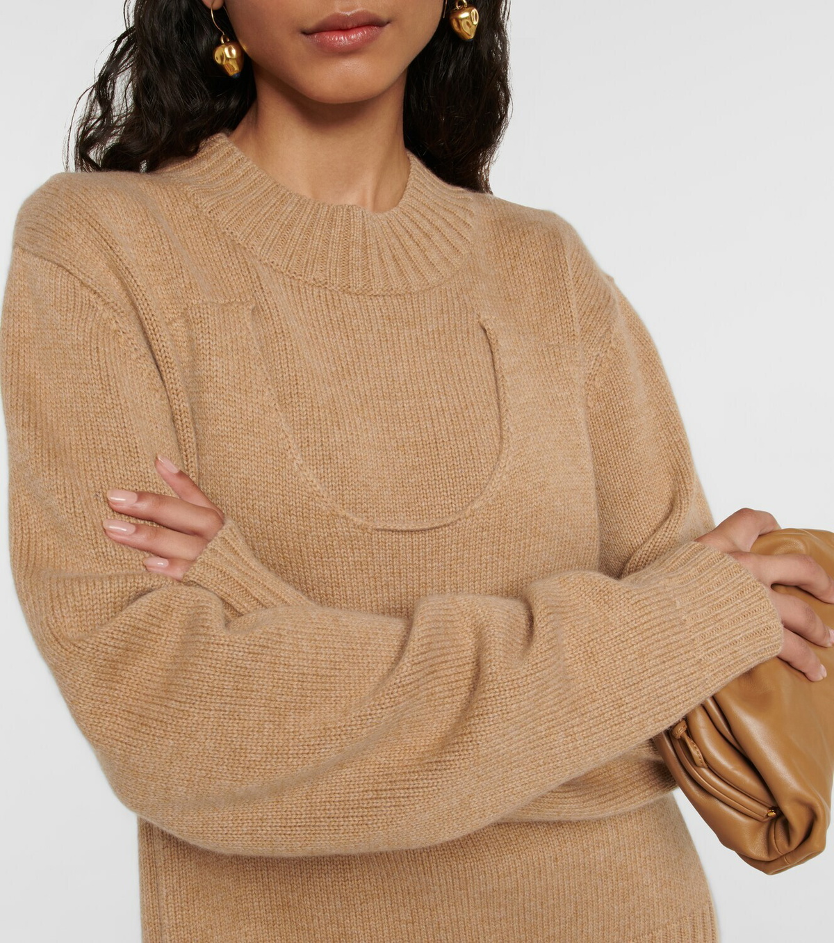 Christopher Esber Monument Open Twist Sweater (Black) main image 1