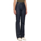 KHAITE Indigo Danielle Stretch Jeans