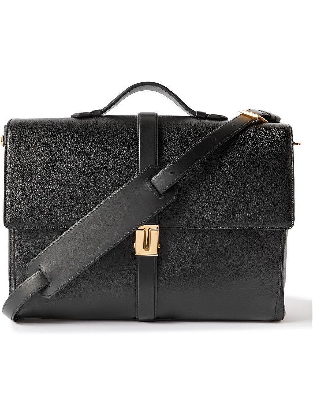 Photo: TOM FORD - Double Full-Grain Leather Messenger Bag