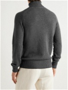 Valstar - Slim-Fit Cashmere Rollneck Sweater - Gray