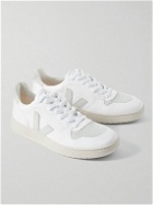 Veja - V-10 Vegan Suede-Trimmed Faux Leather Sneakers - White