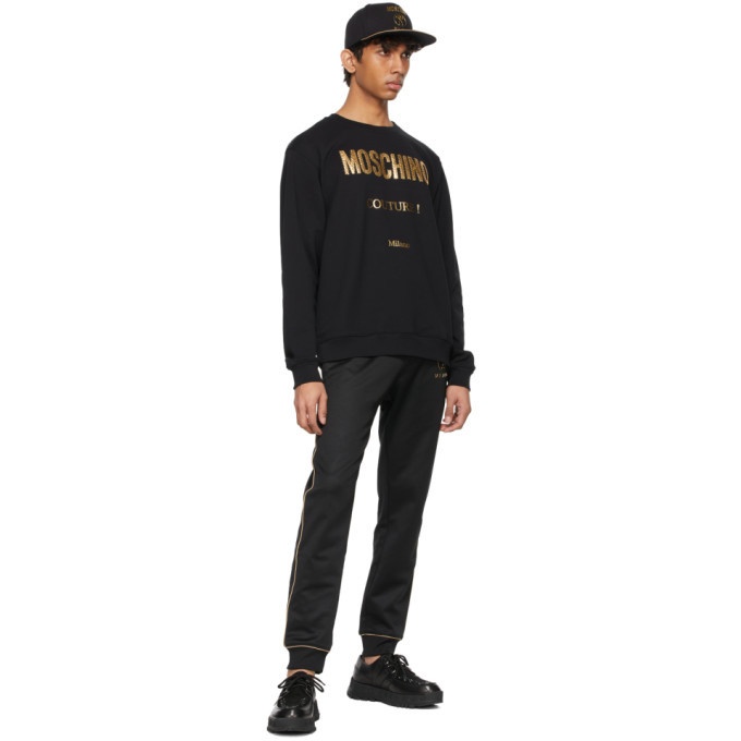 Moschino Black Couture Sweatshirt Moschino
