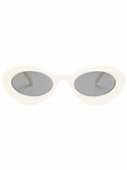 LOEWE EYEWEAR X Paula’s Ibiza Neutral Oval Sunglasses