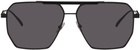 Bottega Veneta Black Aviator Sunglasses