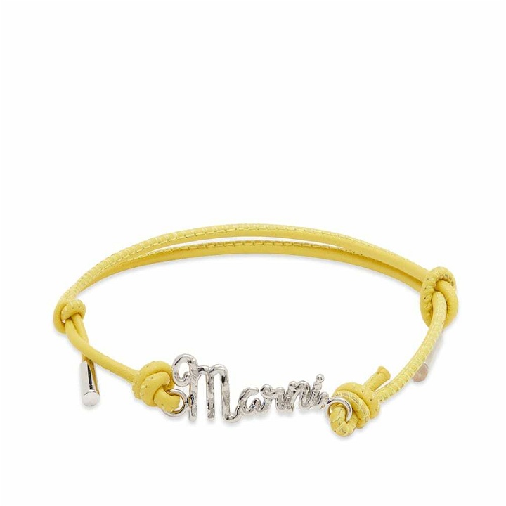 Photo: Marni Men's Logo Signature Bracelet in Yellow