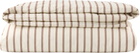 Tekla White & Brown Percale Duvet Cover, Queen