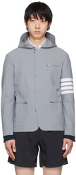 Thom Browne Grey Lightweight Tech Jacket