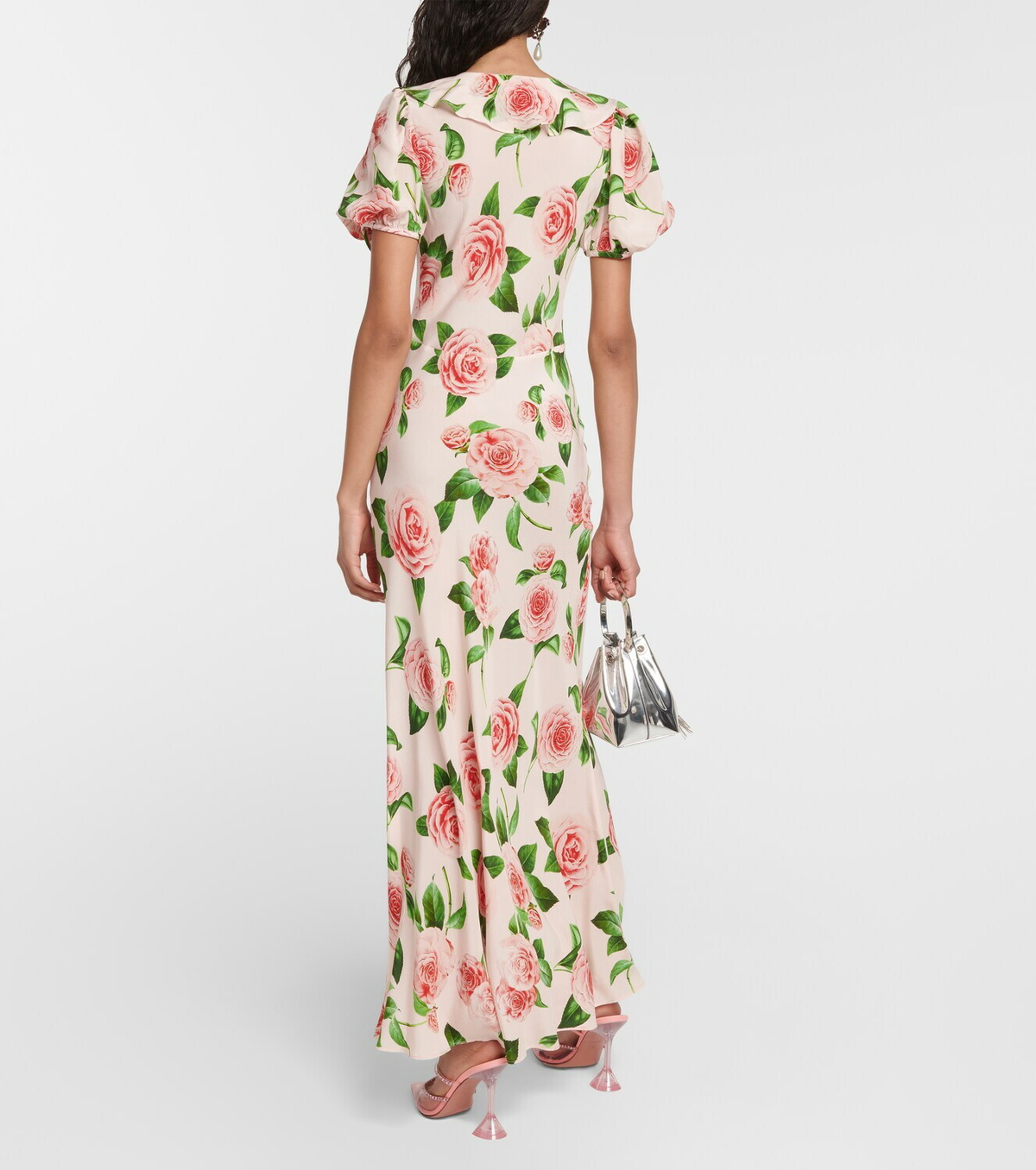 Rodarte Floral Silk Maxi Dress Rodarte