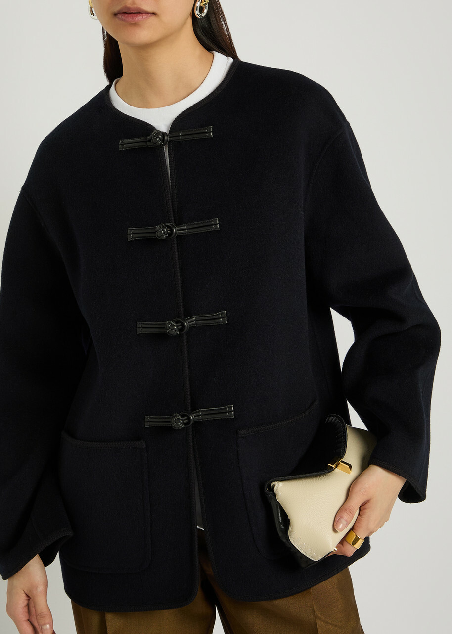Rohe Wool and Cashmere-blend Jacket Navy