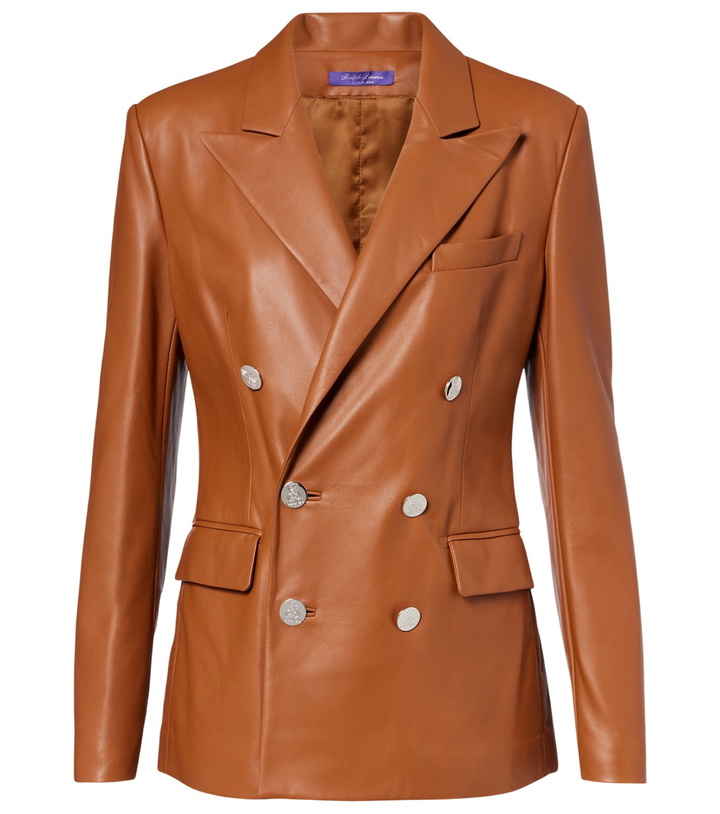 Photo: Ralph Lauren Collection Camden leather blazer