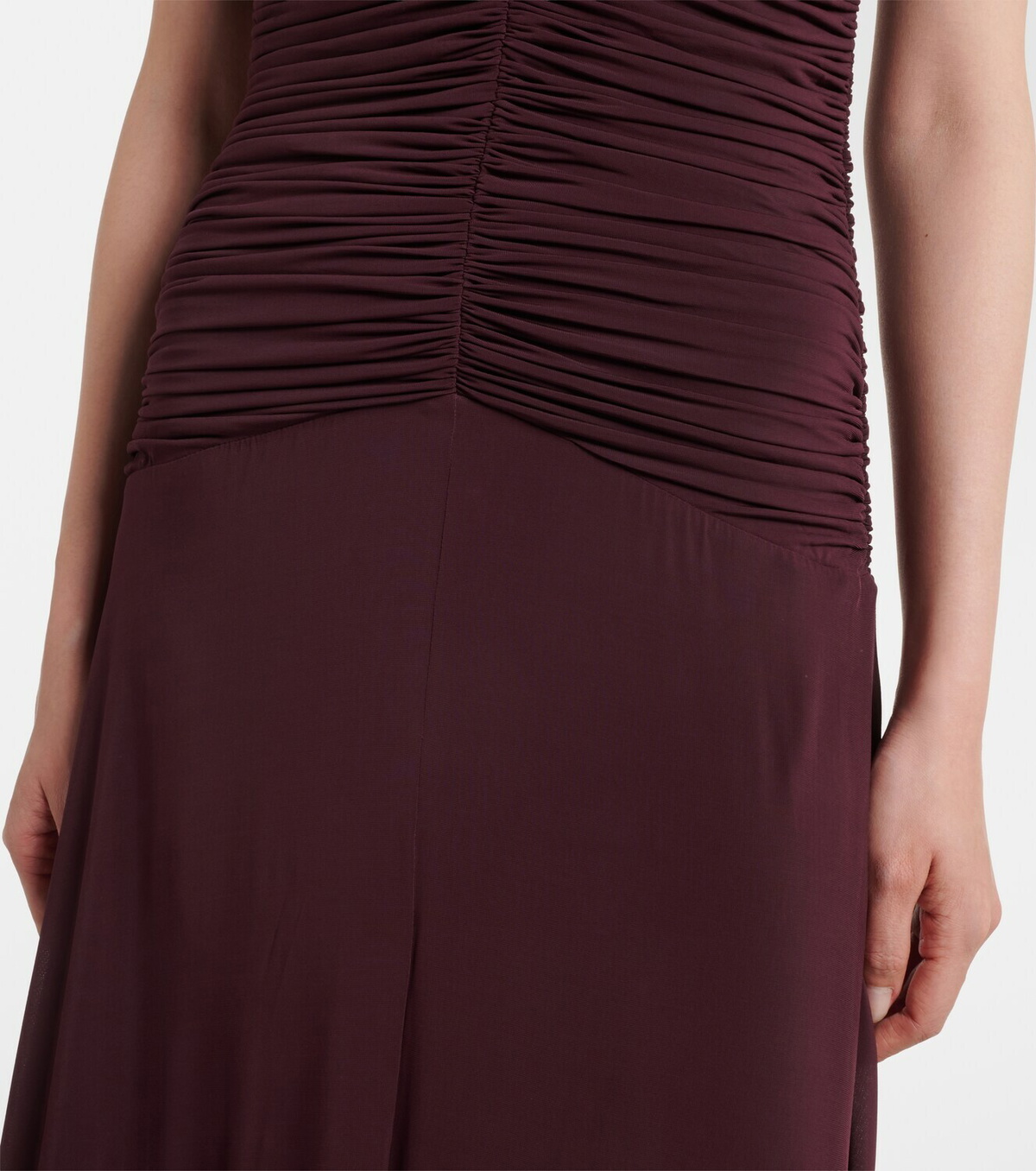 Tove Avita ruched jersey maxi dress