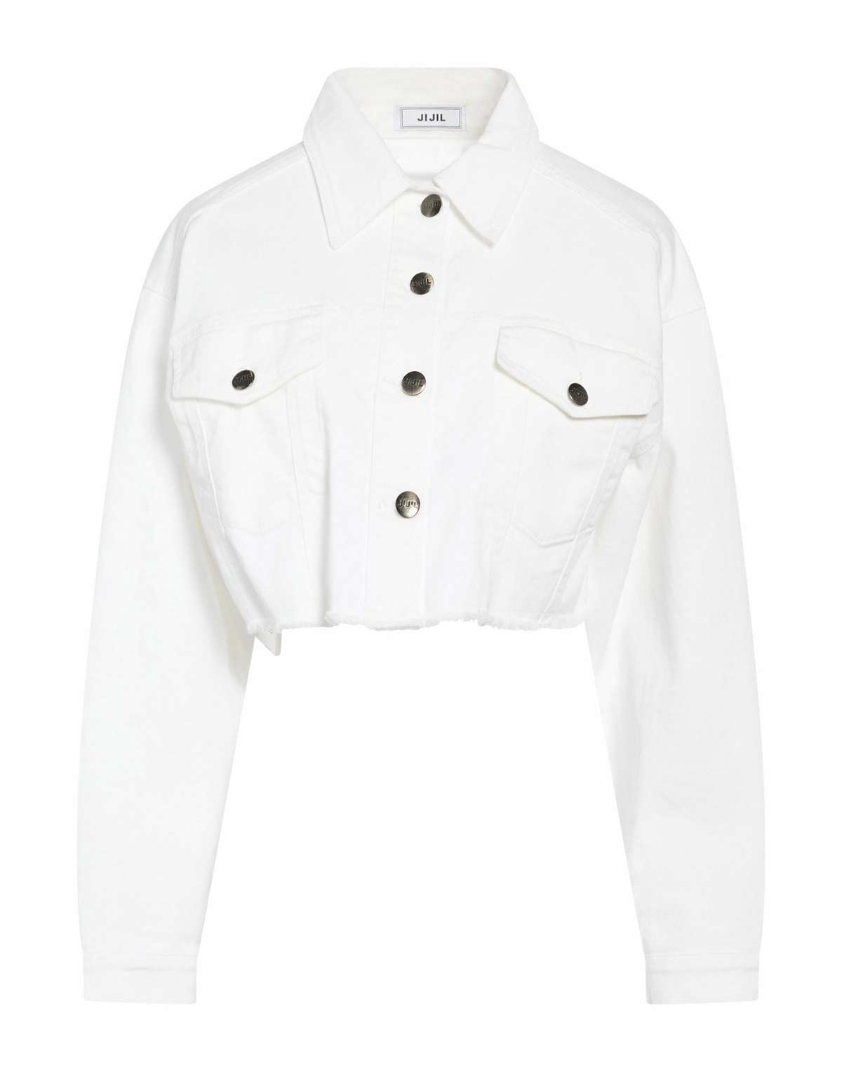 Jijil Womens Denim outerwear in Ivory