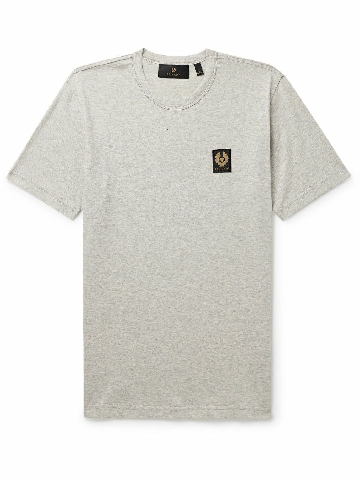 Belstaff - Logo-Appliquéd Cotton-Jersey T-Shirt - Gray Belstaff