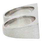 Maison Margiela Silver Two Finger Ring