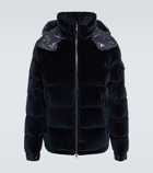 Moncler - Armorique velvet down jacket