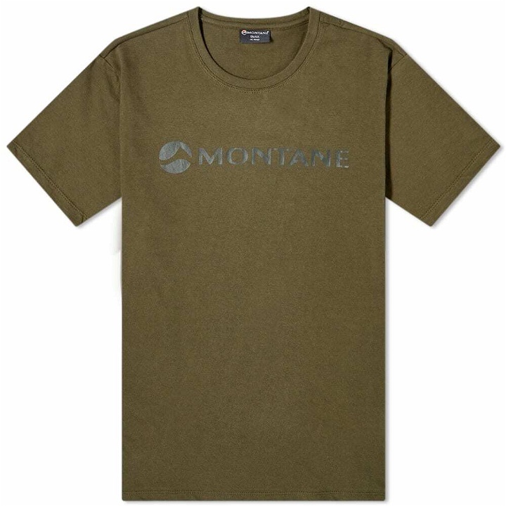 Photo: Montane Men's Mono Logo T-Shirt in Kelp Green