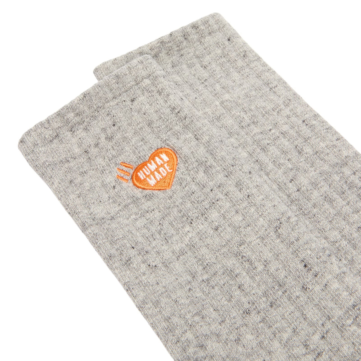Human Made Men's Pile Heart Socks in Gray
