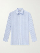 Charvet - Striped Linen Shirt - Blue