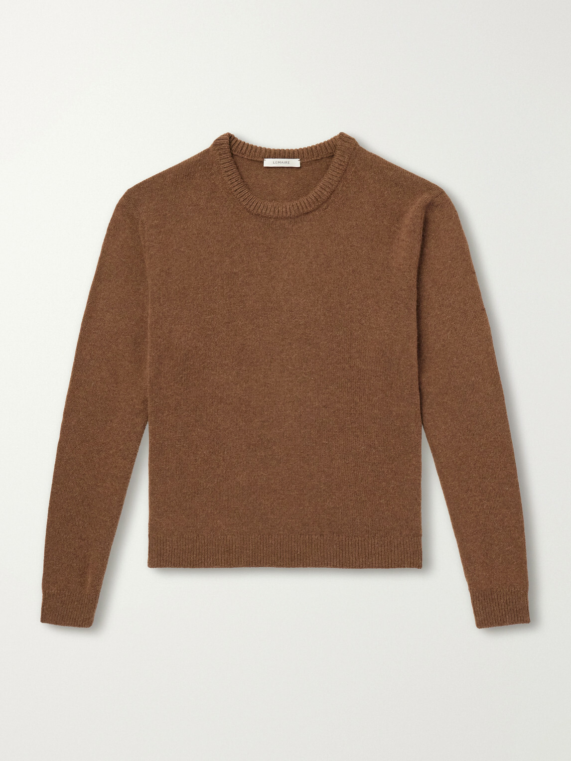 LEMAIRE - Alpaca-Blend Sweater - Brown