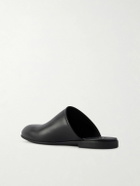 Jil Sander - Sabot Leather Mules - Black