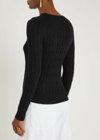 Polo Ralph Lauren Cable-knit Cotton Jumper Black