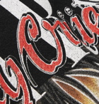 AMIRI - Mötley Crüe Oversized Printed Loopback Cotton-Jersey Sweatshirt - Black