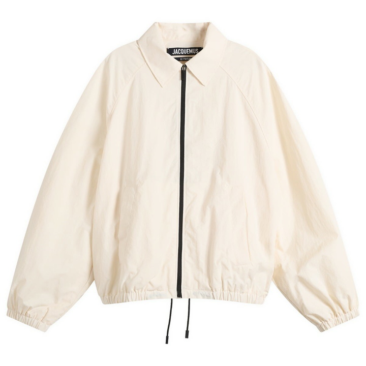 Photo: Jacquemus Men's Zip Through Windbreaker in White
