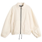 Jacquemus Men's Zip Through Windbreaker in White