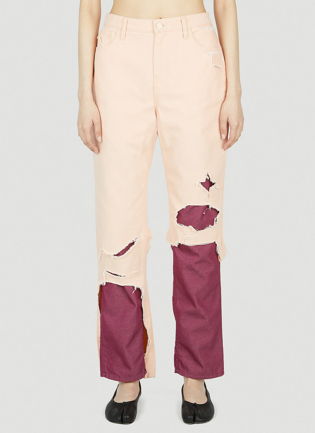 Raf Simons Distressed Jeans