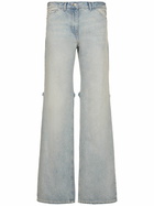 COURREGES - Sailor Baggy Denim Cotton Jeans