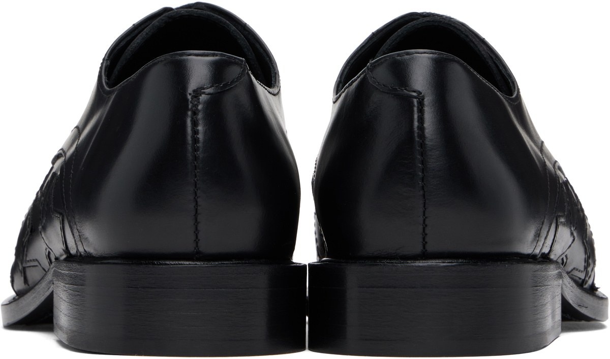 Stefan Cooke Black Star Square Toe Derbys