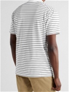 Nike Golf - Victory Striped Dri-FIT Golf Polo Shirt - White