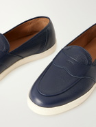 George Cleverley - Joey Deerskin Penny Loafers - Blue