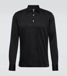 Kiton Cotton poplin polo top