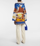 Alanui - x Looney Tunes Tweety Cowboy Icon wool jacquard cardigan