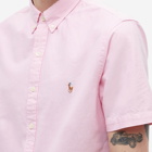 Polo Ralph Lauren Men's Short Sleeve Oxford Button Down Shirt in New Rose