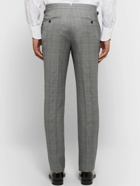 TOM FORD - O'Connor Slim-Fit Prince of Wales Checked Wool Suit Trousers - Gray