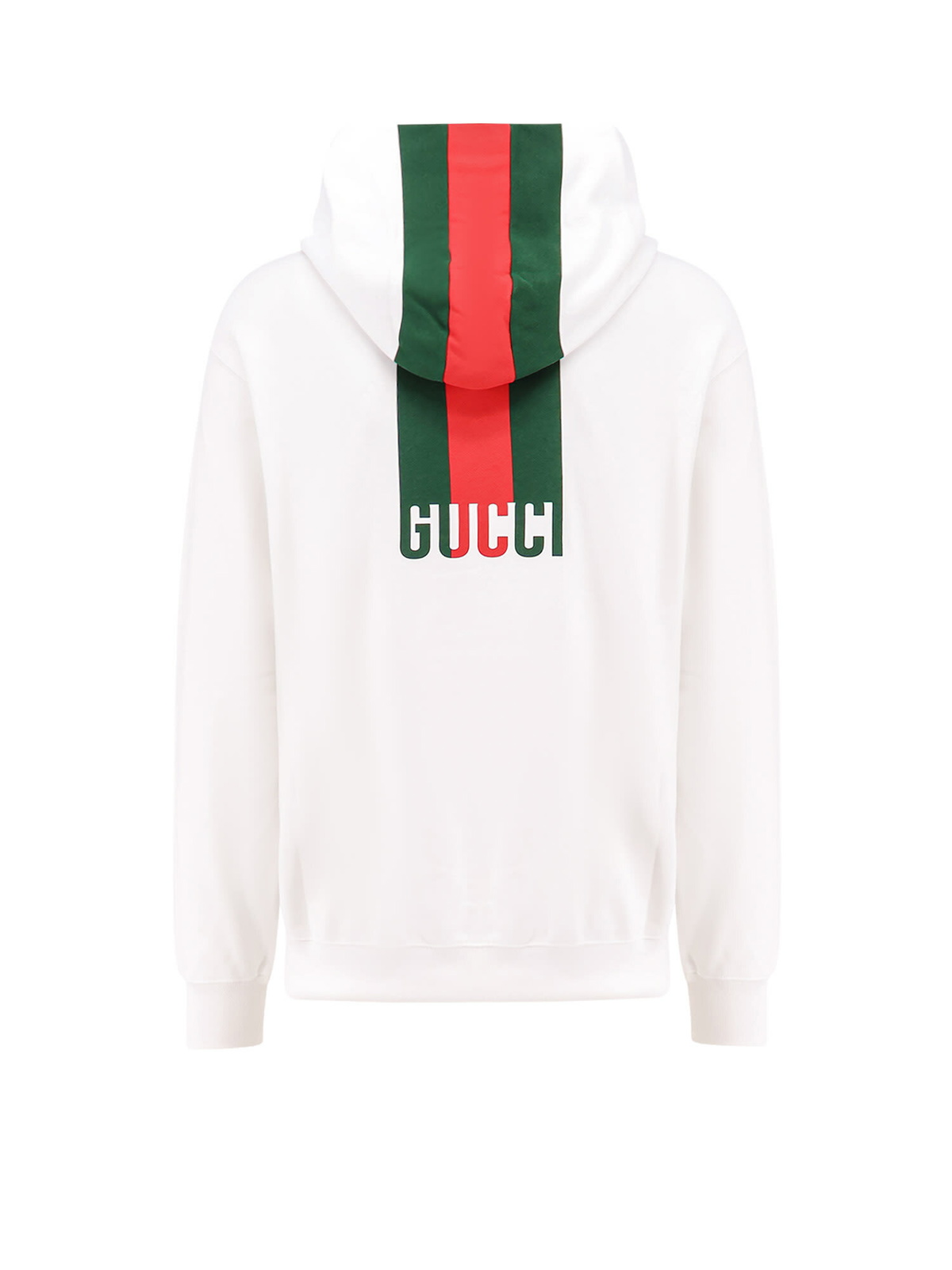 GUCCI Cotton sweatshirt with logo on the back コットン Gucci Cotton Sweatshirt With Logo On The Back Gucci