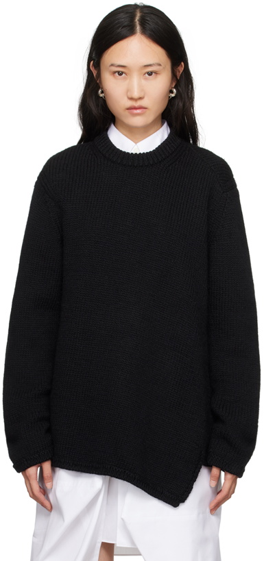 Photo: Comme des Garçons Black Crewneck Sweater