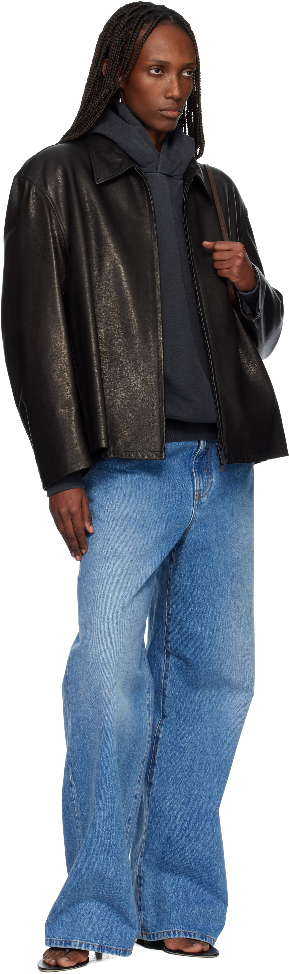 Fear of God Black Rider Leather Jacket