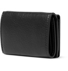 Balenciaga - Arena Mini Textured-Leather Trifold Cardholder - Men - Black