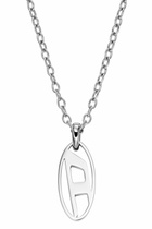 Diesel Stainless steel pendant necklace - Necklaces - Unisex - Silver