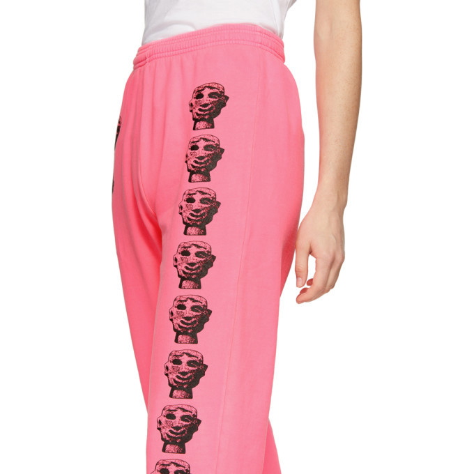 Ashley Williams Pink Stone Head Lounge Pants Ashley Williams