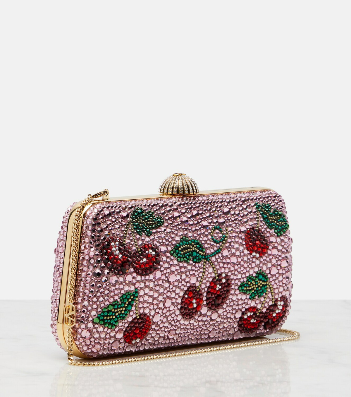 Valentino Garavani Carry Secrets Cherryfic clutch