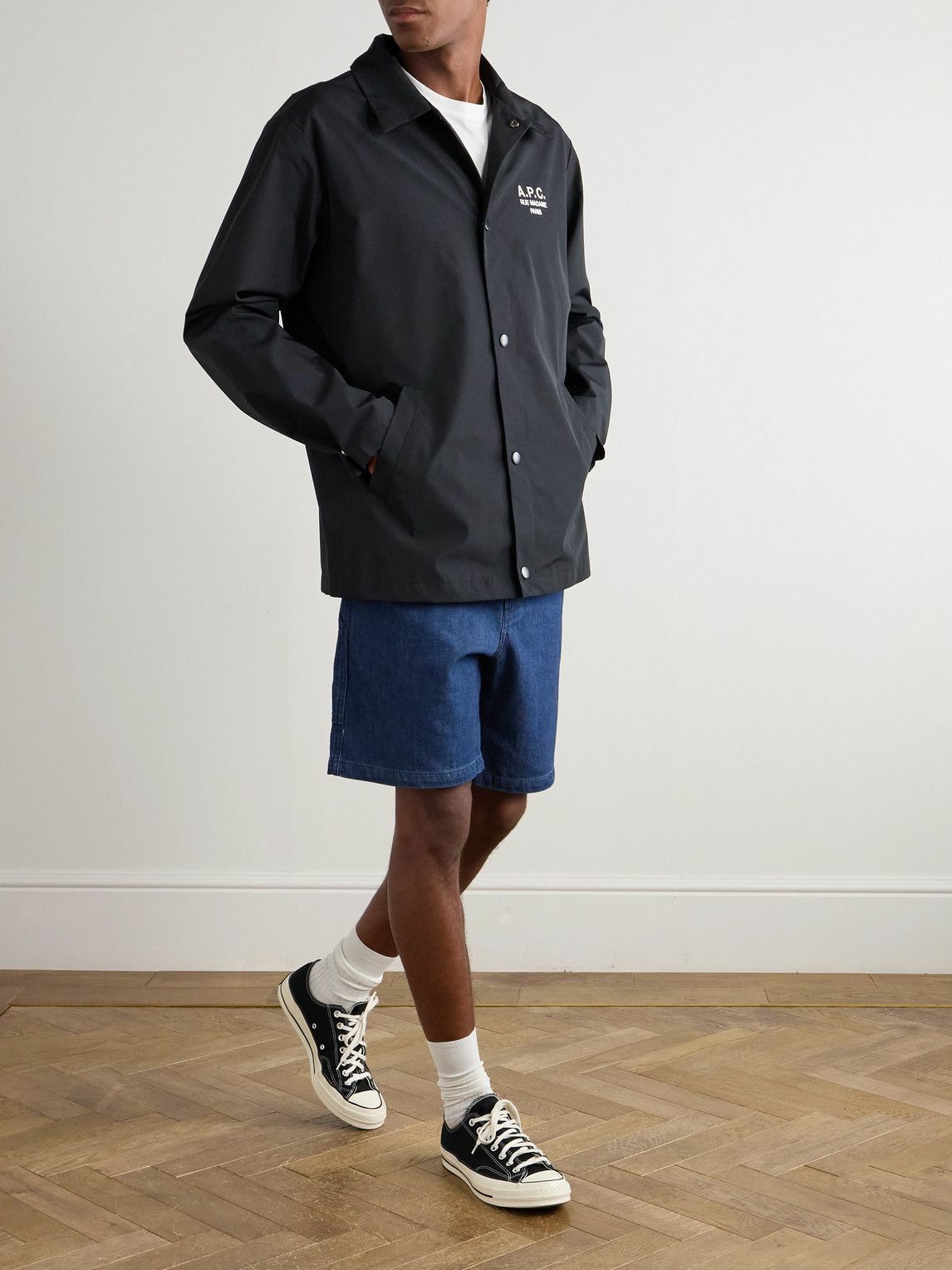 A.P.C. - Norris Straight-Leg Denim Shorts - Blue
