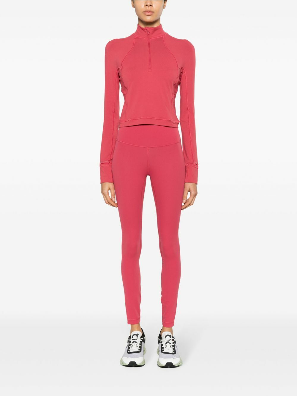 Lululemon Pink It's Rulu Run Cropped Top