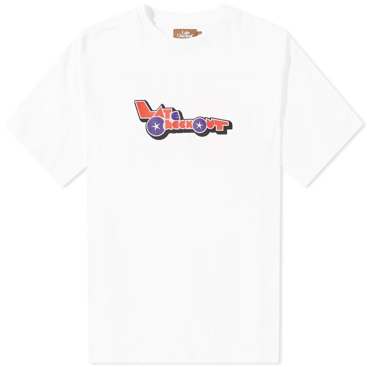 Photo: Late Checkout Racing Car T-Shirt in White