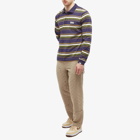 thisisneverthat Men's Striped Rugby Shirt in Purple
